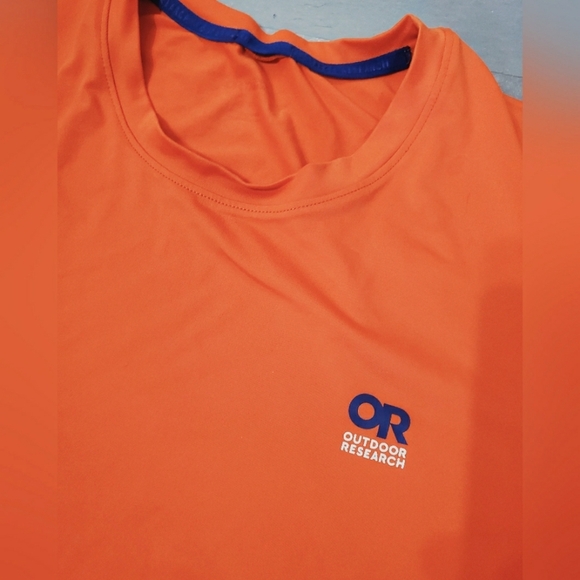 Outdoor Research Men's ActiveIce Spectrum Sun T-Shirt. Bright Orange. XL.SPF 50+ - Picture 5 of 9